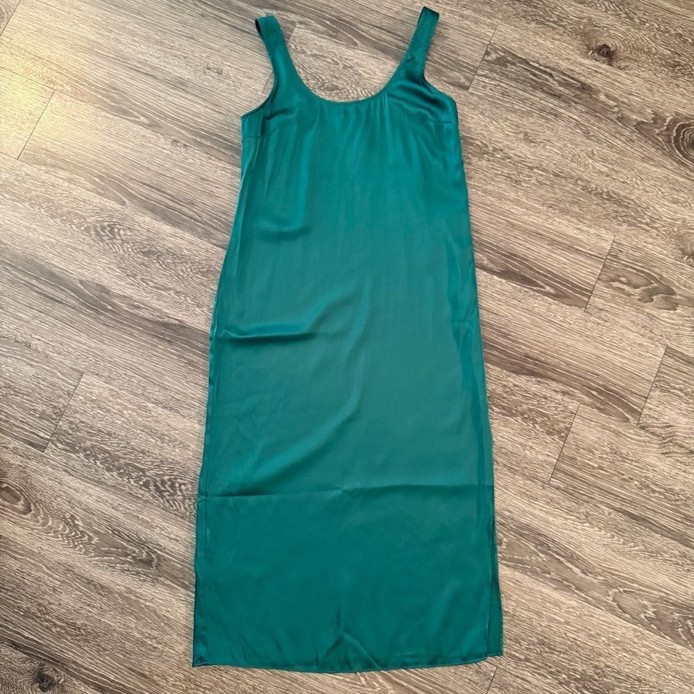 Abercrombie & Fitch Forest Green Midi Dress New